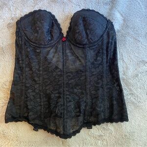 Vintage Carnival Black Lace corset